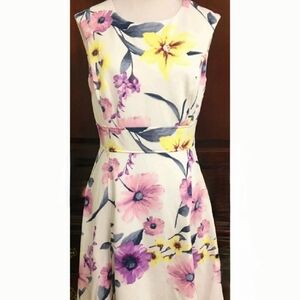 Sandra Darren Floral Dress